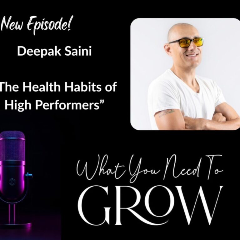 Deepak Saini: The Health Habits of High Performers
